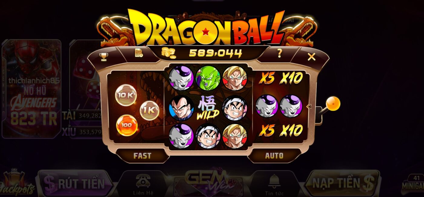 Bật mí kinh nghiệm chơi mini game Dragon Ball Z khi tai gemwin Bật mí kinh nghiệm chơi mini game Dragon Ball Z khi tai gemwin