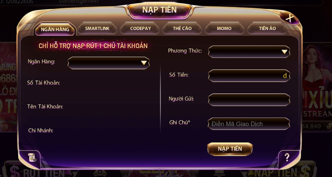 Nạp rút tiền cực đơn giản và nhanh chóng tại gemwin Nạp rút tiền cực đơn giản và nhanh chóng tại gemwin