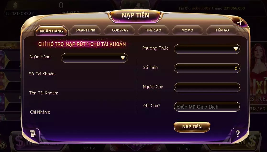 Nạp rút tiền đơn giản tại link tai gemwin Nạp rút tiền đơn giản tại link tai gemwin