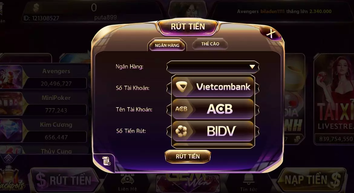 Hướng dẫn rút tiền về túi nhanh chóng Hướng dẫn rút tiền về túi nhanh chóng