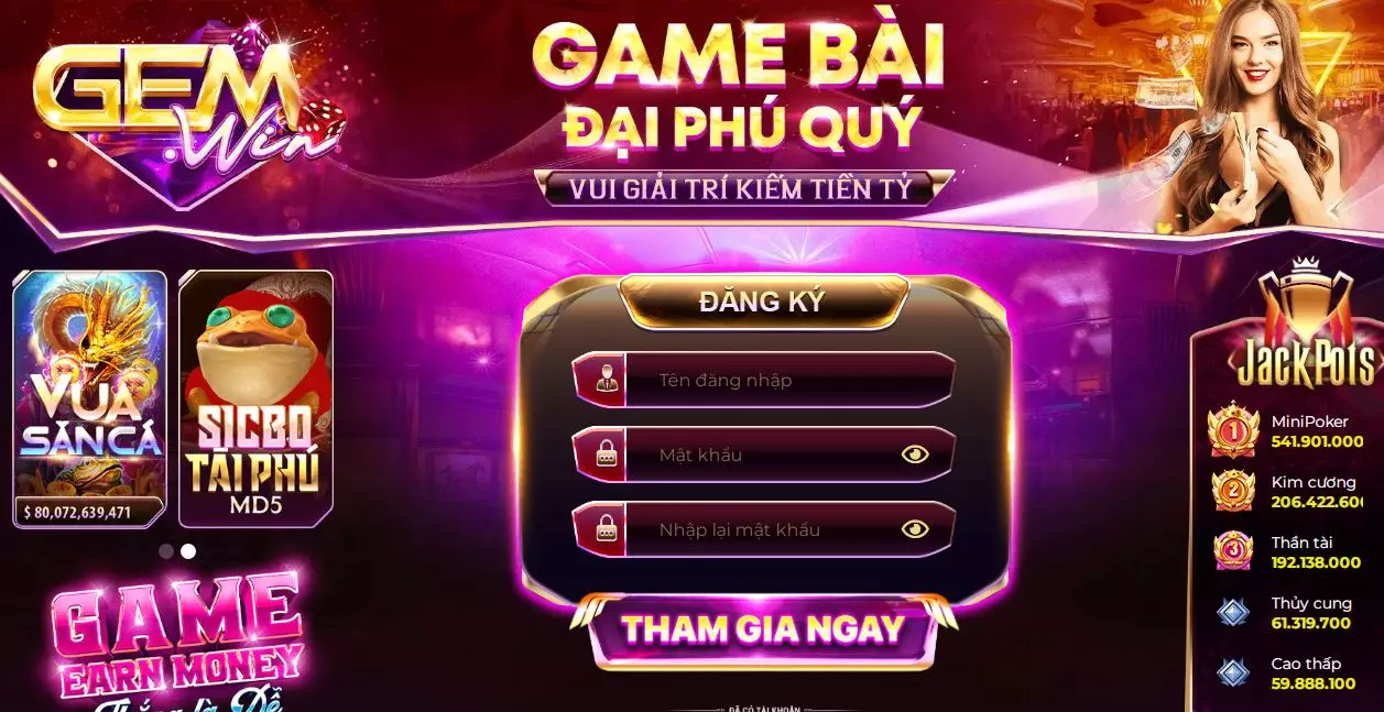 Cách đăng ký nhận thưởng ưu đãi từ Gemwin Cách đăng ký nhận thưởng ưu đãi từ Gemwin