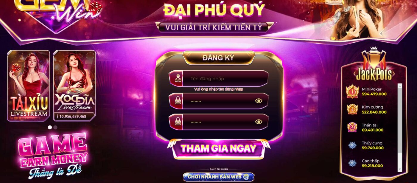 Một số những lưu ý khi đăng ký Gemwin cho anh em Một số những lưu ý khi đăng ký Gemwin cho anh em