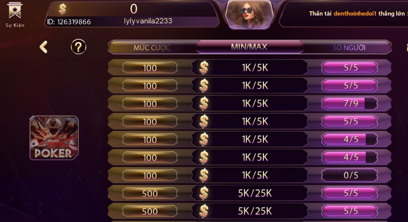 Hướng dẫn cách chơi Poker chi tiết cho tân thủ Gemwin Hướng dẫn cách chơi Poker chi tiết cho tân thủ Gemwin