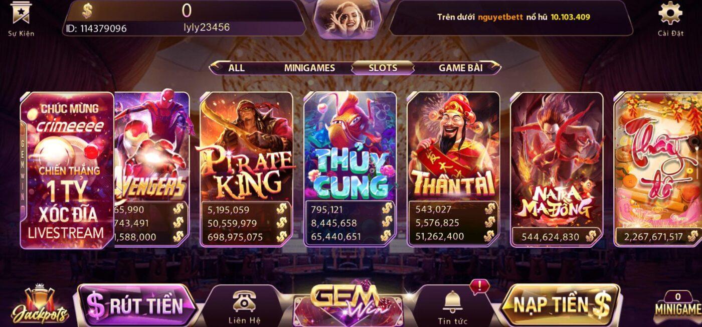 Nổ hũ - Dòng game ấn tượng nhất tại app đánh bài online Gemwin Nổ hũ - Dòng game ấn tượng nhất tại app đánh bài online Gemwin