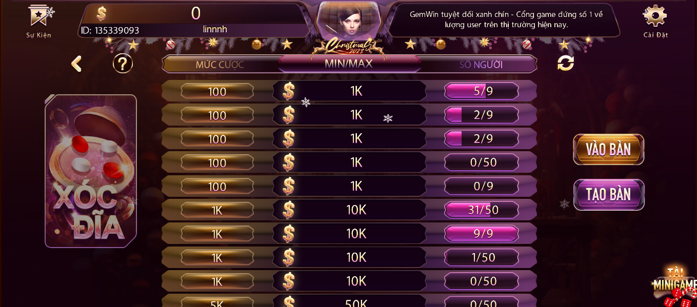 Cách áp dụng quy luật game xóc đĩa hiệu quả tại Gemwin Cách áp dụng quy luật game xóc đĩa hiệu quả tại Gemwin