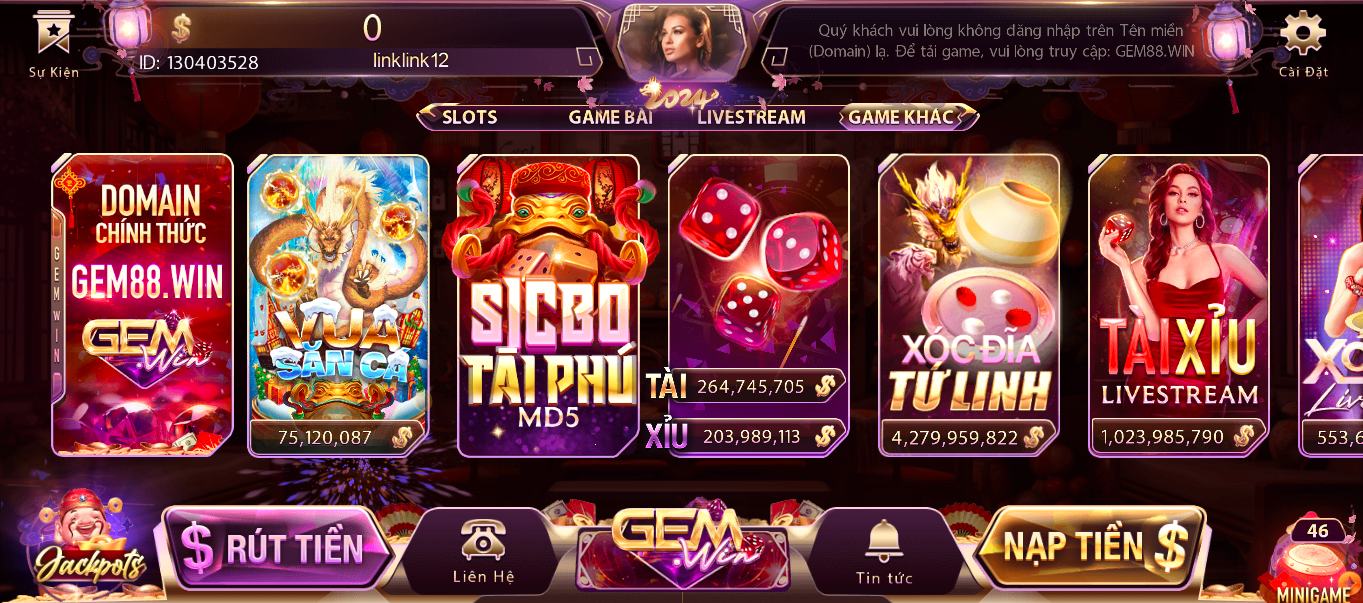 Khái niệm game kiếm tiền thật Sicbo Tài phú MD5 Gemwin Khái niệm game kiếm tiền thật Sicbo Tài phú MD5 Gemwin
