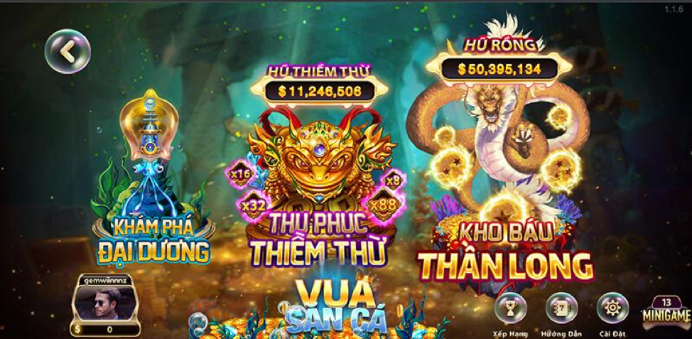 Trải nghiệm game tuyệt vời trong Vua săn cá Gem win Trải nghiệm game tuyệt vời trong Vua săn cá Gem win